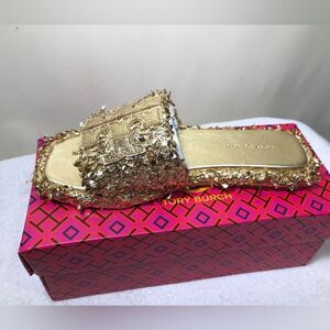 Tory Burch Gold Sandals